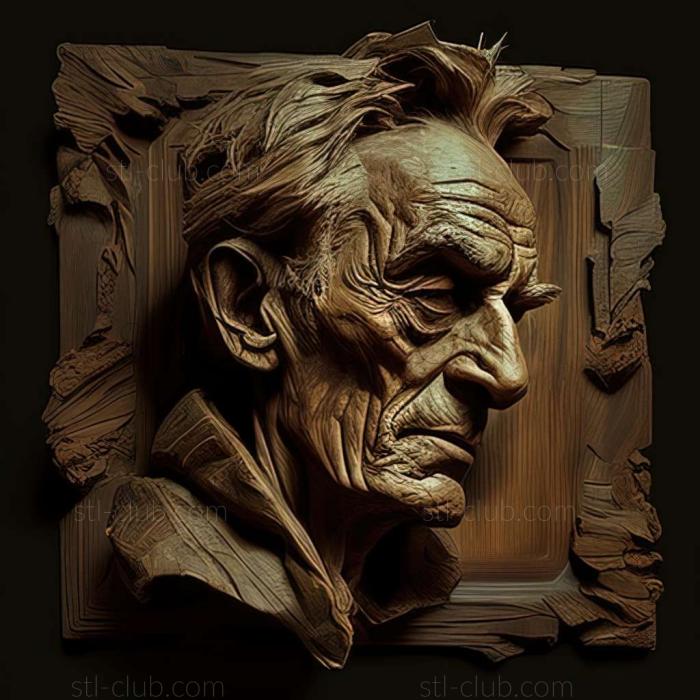 3D model Frank Auerbach (STL)